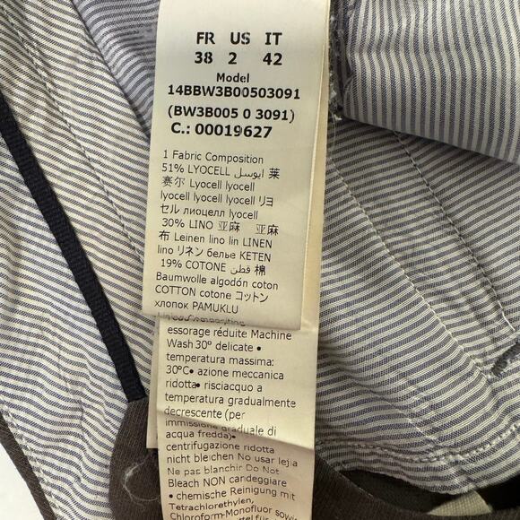 Band Of Outsiders‎ GUC Women’s Trouser Size 2 Chocolate Brown - Picture 7 of 8